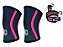 Kit Joelheira 7mm Nc Extreme ( Par ) + Munhequeira (Par) - Preto + Rosa - Imagem 1