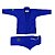Kimono Juvenil Trançado Keiko Jiu-Jitsu Azul Unissex - Imagem 3