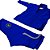 Kimono Juvenil Trançado Keiko Jiu-Jitsu Azul Unissex - Imagem 4