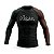 Rash Guard Naja Snake Manga Longa Compressão Jiu Jitsu BJJ - Preto/Marrom - Imagem 1