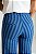 Calça Pantalona Sarja Listrada Azul Royal  - Bergen - Imagem 10