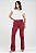 Calça Boot Cut Sarja Vermelho - Hamburgo - Imagem 2