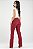 Calça Boot Cut Sarja Vermelho - Hamburgo - Imagem 5