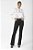 Calça Boot Cut Resinada Preta - Oxford - Imagem 1