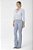 Calça Boot Cut Sarja Cinza - La Paz - Imagem 4