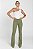 Calça Boot Cut Sarja Verde Oliva - Manaus - Imagem 3