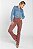 Calça Boot Cut Sarja Rosa Antigo - Teresina - Imagem 5