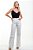 Calça Wide Leg Sarja Branca - Botucatu - Imagem 5