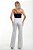 Calça Wide Leg Sarja Branca - Botucatu - Imagem 6