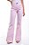 Calça Wide Leg Sarja Cotelê Rosa - Pueblo - Imagem 3