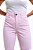 Calça Wide Leg Sarja Cotelê Rosa - Pueblo - Imagem 4