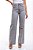 Calça Wide Leg Sarja Cinza - Jaú - Imagem 3