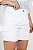 Shorts Cargo Mid Branco - Flores - Imagem 5