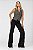 Calça Wide Leg Jeans Preta Estonada - Dallas - Imagem 6