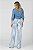 Calça Wide Leg Sarja Listrada - Philadelphia - Imagem 4