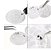 Flor de silicone de plástico Kit com 10un - Imagem 2