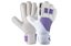 Luva Goleiro Three Stars Emotion Pro Branca Roxa - Imagem 1