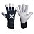 Luva De Goleiro Profissional Difai Hybrid Black Palma Branca Lançamento - Imagem 1