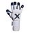 Luva De Goleiro Profissional Difai Hybrid Branca Palma Preta - Imagem 2