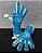 Luva Goleiro Profissional N1 Sirius 2.0 Blue - Imagem 5