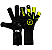 Luva Goleiro Profissional N1 Sirius 2.0 Black neon - Imagem 1