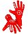 Luva de Goleiro Profissional N1 Scorpius 2.0  All Red - Imagem 5