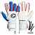 Luva de Goleiro Ortho Vulcan III Branca/Azul - Imagem 1