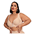 Sutiã plus size nadador fecho frontal nude - Imagem 1