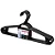 Cabide Pendura Mais Sanremo PR9105/5 – Conjunto 5 Unidades Preto - Imagem 1