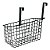 Organizador Suporte Cesto Multiuso Aramado aço inoxidável para Porta 22x17x7,8 - Imagem 1