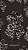 JC Scrunchie Laço Animal Print PB - Imagem 3