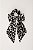JC Scrunchie Laço Animal Print PB - Imagem 1