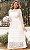 Aline - Vestido de noiva mix de renda com tule e guipir rodado fluido - Imagem 3