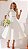 Vestido Midi Branco de Noiva em Crepe com Botões e Manga 3/4 - Imagem 1