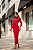 Vestido Midi Vermelho Wonder Rouge | Elegante para Casamentos, Jantares e Formaturas - Imagem 1