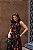 Vestido Midi Floral Preto Rosé Belle Nuit | Elegante para Convidadas, Eventos e Jantares - Imagem 3