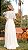 Vestido de noiva longo off white com tule poá, festa de casamento, casamento civil, batizado - Imagem 2