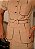 Vestido Curto de Tweed Caramelo Belle Femme - Imagem 3