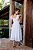 Vestido Branco Midi em Crepe com Busto Plissado - Imagem 3