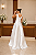 Vestido de Noiva Civil Branco em Zibeline - Imagem 2