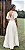 Vestido de noiva longo costas nua manga babado com tule - Imagem 2
