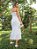 Vestido midi em lasie babado alça regulavel - Imagem 3