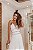 Vestido max de alças com guipir de noiva civil - Imagem 2