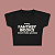 Baby Tee | Hating Fantasy Doesnt Make You Deep - Imagem 1