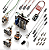 Set de Captadores Ativos Para Guitarra Stratocaster EMG S/S/81 BLACK - Imagem 2