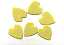 PALHETA JAZZ III KIRK HAMMETT YELLOW GLITTER C/ 6 DUNLOP - Imagem 1