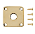Placa P Jack Gibson Prjp 020 - Dourada - Imagem 1