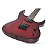 GUITARRA SCHECTER SUNSET-6 EXTREME SCARLET BURST 2571 IDN - Imagem 2