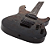GUITARRA SCHECTER C-1 STANDARD BLACK FADE BURST BURL 3950 CN - Imagem 4
