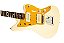 GUITARRA FENDER SQUIER J. MASCIS JAZZMASTER - VINTAGE WHITE - Imagem 3